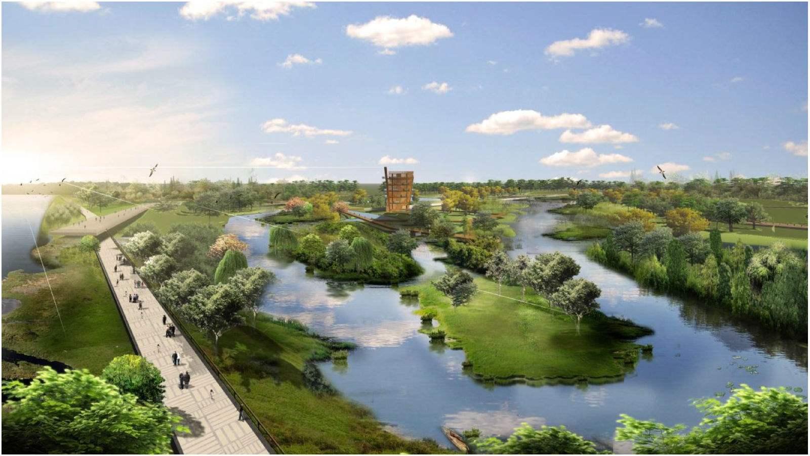 鄭州市賈魯河綜合治理工程西流湖段（中原路－化工路）-建筑、古建工程
